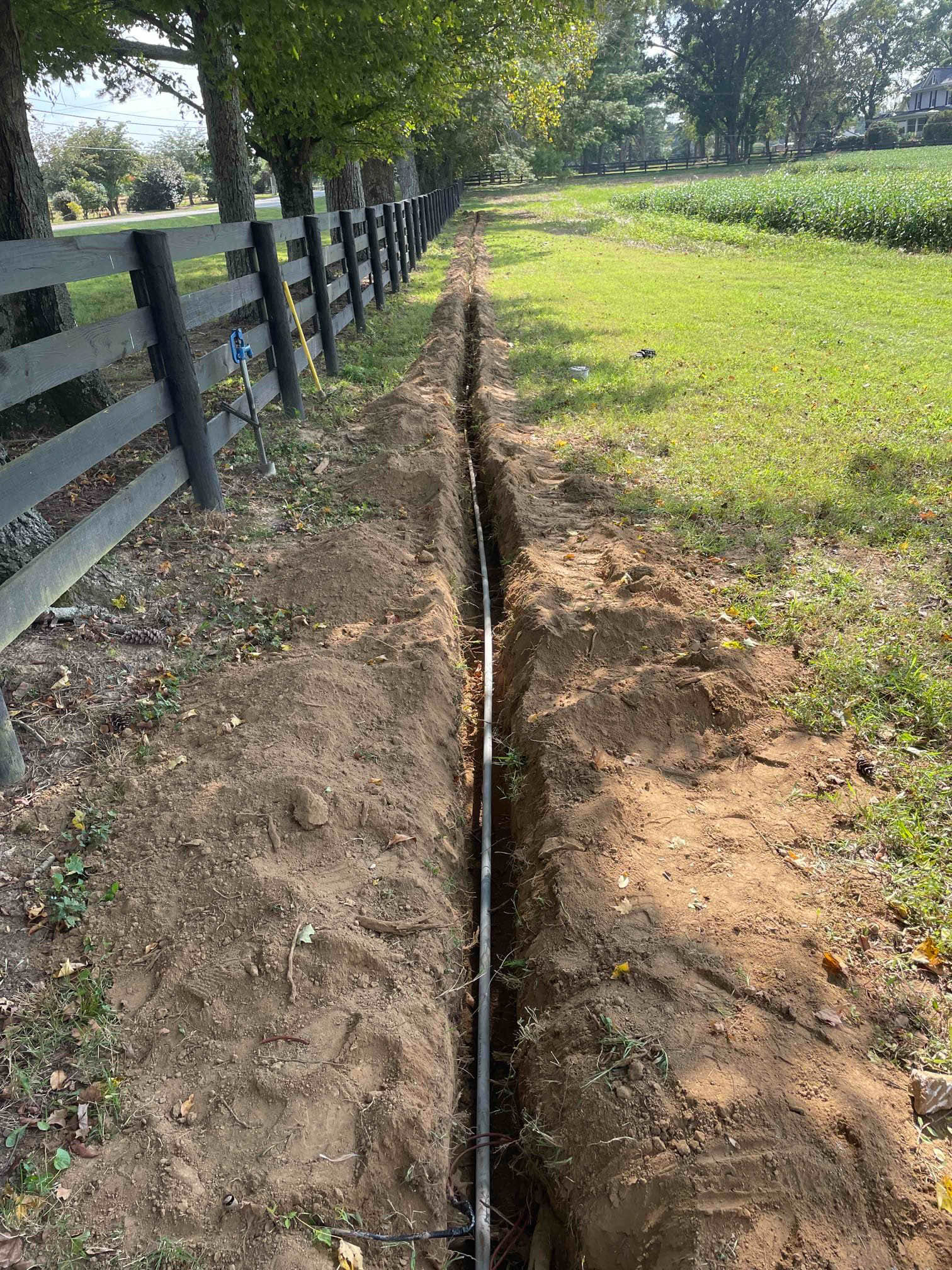 Craddock Running Conduit From Panel to Powered Gate Franklin, TN 37069 USA